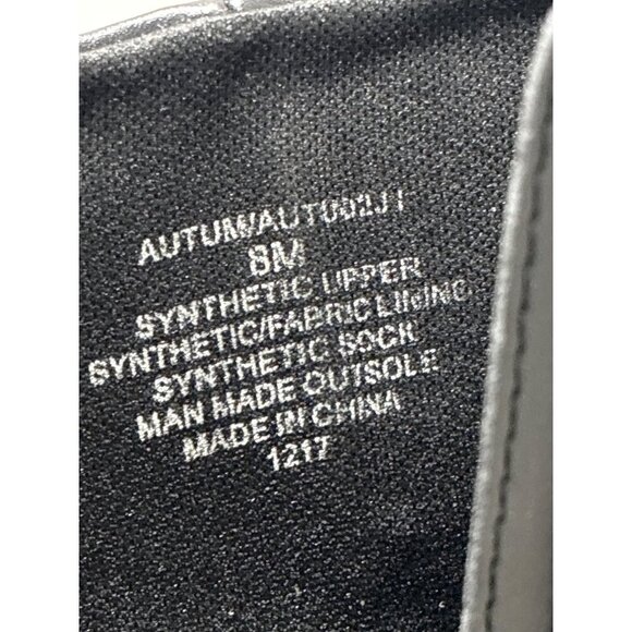 Madden Girl Autumn Platform heeled Black Ankle Motto Bootie Womens size 8 - Picture 7 of 7